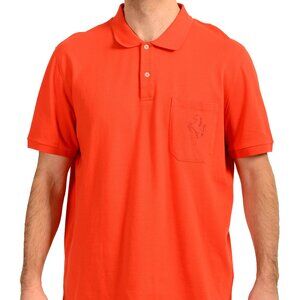 Scuderia Ferrari Men's Red Piquet Short Sleeve Polo Shirt US 2XL IT 56